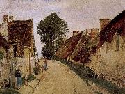 Camille Pissarro Overton village cul-de sac oil on canvas